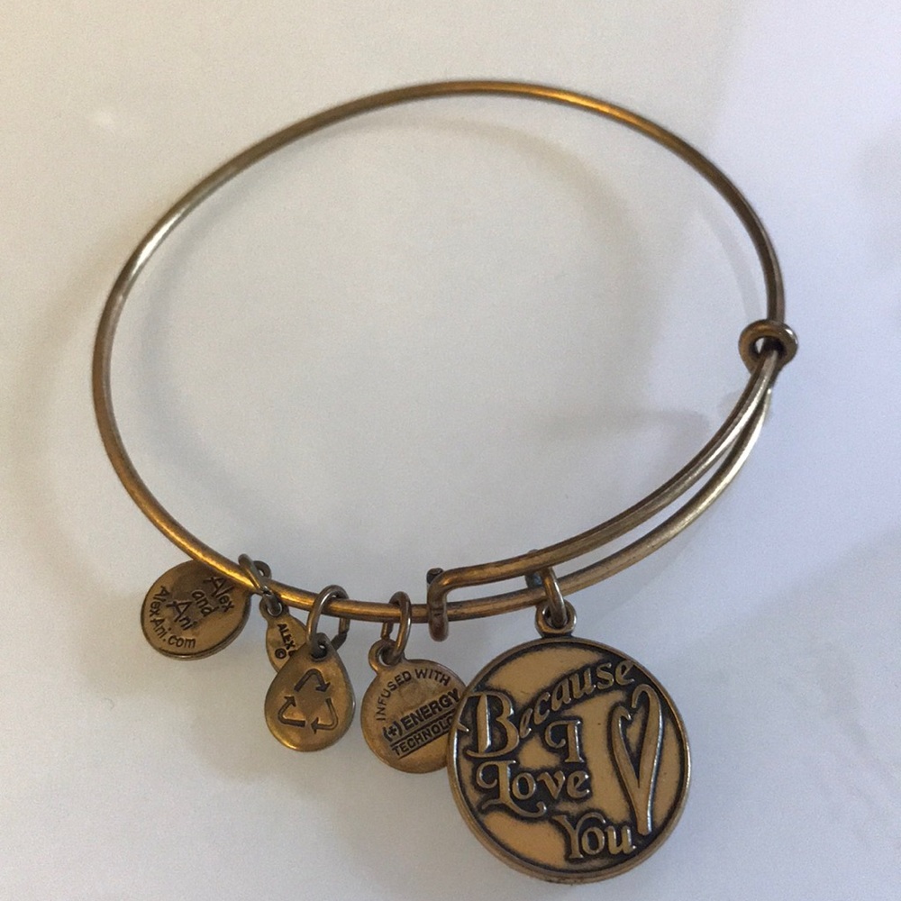 ALEX & ANI DAVID AUBREY 3 LOVELY BANGLE BRACELETS - Picture 5 of 7